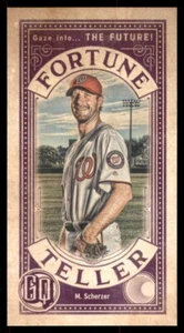 2019 Topps Gypsy Queen #FTM-MS Max Scherzer Fortune Teller Mini - Picture 1 of 2