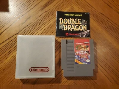 Double Dragon (Nintendo Entertainment System, 1988) NES w Manual & Hard Case - Image 1 of 4