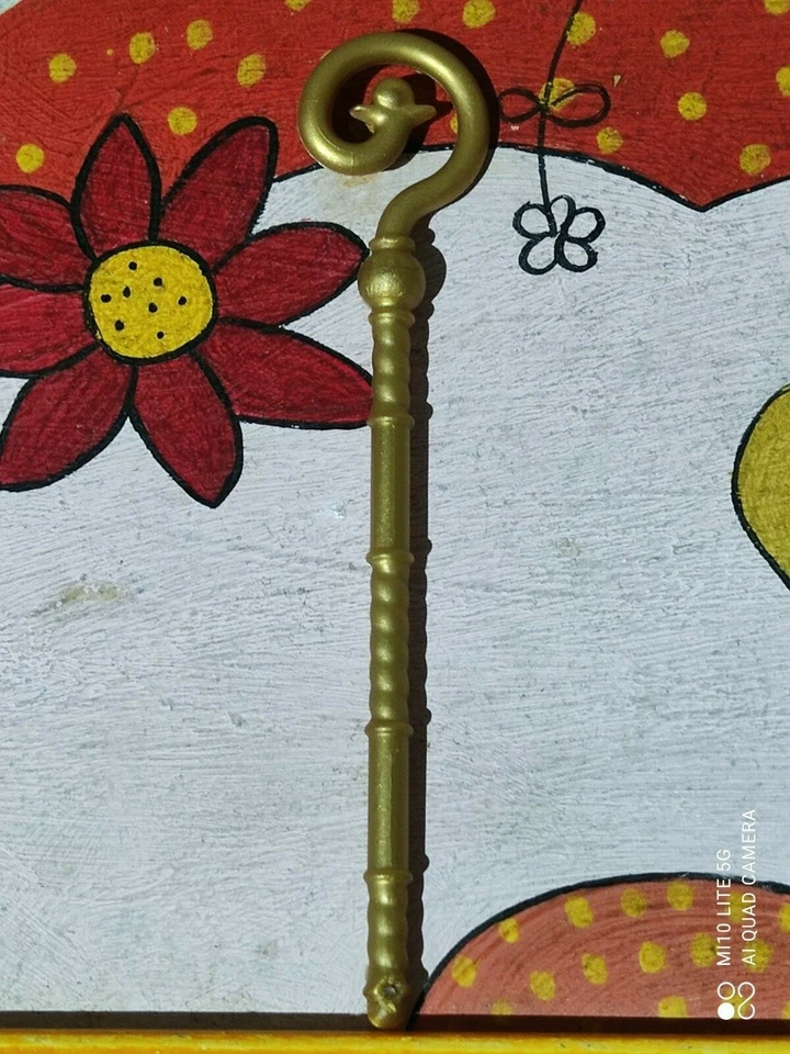 PLAYMOBIL BACULO ORO BASTON DORADO CETRO REYES REY MAGO MERLIN BRUJO MEDIEVAL - Imagen 1 de 1