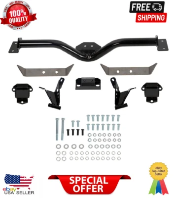 Juego de montaje de travesaño de transmisión de motor ajuste de acero Chevrolet Bel Air 1955-1957 Foto 1 de 4