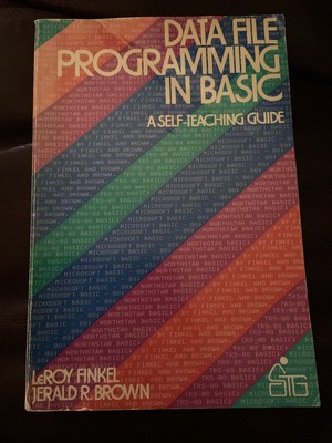 Self-Teaching Guides: Data File Programming i...