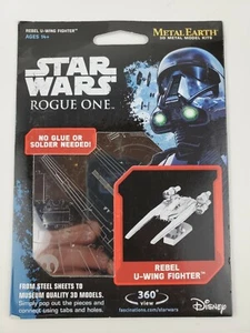 Fascinations Metal Earth Star Wars Rogue One Rebel U-Wing Fighter 3D Model Kit - Picture 1 of 7