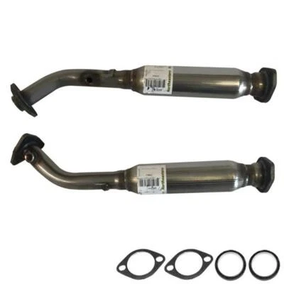 Stainless Steel Exhaust Front Pipes fit: 2002-04 Infiniti QX4 Nissan Pathfinder - Image 1 of 4