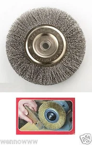 Industries Spazzola per ruote a crimpare in filo, 6" x 1/2"-5/8" - Foto 1 di 2
