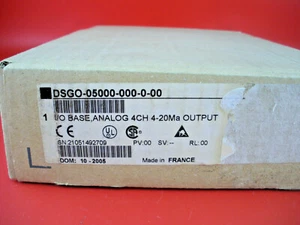Schneider DSGO-05000-000-0-00 base de E/S analógica 4 canales 4-20ma salida de lote antiguo nuevo - Imagen 1 de 4