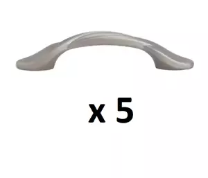 *LOT OF 5* GLIDERITE 3 in. (76.2 mm) Center-to-Center Graphite Twisted Bar Pulls - Picture 1 of 5