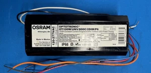 FUENTE DE ALIMENTACIÓN LED EXTERIOR OSRAM OT100W/UNV/800C/2DIM/P6 100W 1/PACK - Imagen 1 de 3