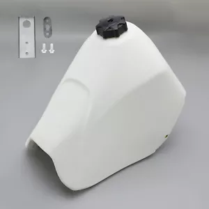 🚀Plastic 3.2 Gal Large Fuel Tank White For Kawasaki KLR 250 KLR250 1985-2005 - Picture 1 of 17