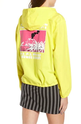 Obey женщин с капюшоном Anorak Solas лимон желтый размер S новый с Ярлыками пальмы вулкана - Изображение 1 из 4