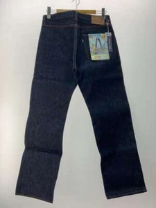 SAMURAI JEANS Customized Bottom Size 33 Denim Indigo SMS-JS1 Near Mint - Picture 1 of 5