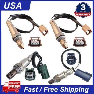 Para 2012 -2019 Nissan NV1500 NV2500 NV3500 4.0L V6 4 peças sensor de oxigênio O2 para cima+para baixo - Imagem 1 de 4