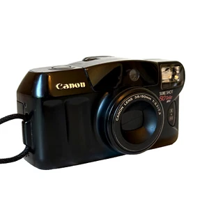Canon Sure Shot 80 Tele 35mm Point & Shoot Film Camera *Working - Picture 1 of 14