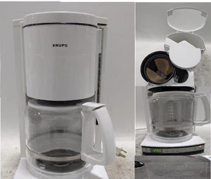 Krups Coffee Maker Aroma Plus Drip Machine Tea Espresso Glass Carafe 12 cup - Picture 1 of 8