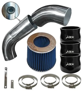 NEGRO AZUL AirX Racing 2 piezas Kit de admisión de aire para 1999-2000 Cadillac Escalade 5.7 V8 - Imagen 1 de 2