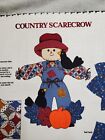 Country Scarecrow Fabric Panel Doll Fall Autumn Halloween Wall Door Decoration