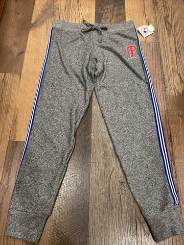 Philadelphia Phillies MLB Women's Gray Jogger Pants ~ NWT Cover