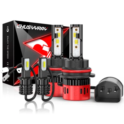 Светодиодная фара для Isuzu Trooper 1994-2002 6000K высокая/низкая + комбинированные противотуманные лампы - Изображение 1 из 4