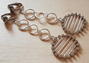 OHRCLIPS CLIPS STRASS LANG 8,5 cm - Bild 1 von 2