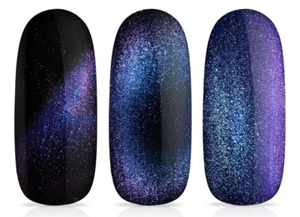 Jolifin LAVENI Shellac Cat-Eye 5D-FlipFlop purple&blue 10ml UV/LED #S1818 - Bild 1 von 5