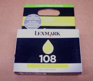 Original Lexmark 108 Tinte yellow 14N0342e für S308 S408 S508 Pro 208 209 - Picture 1 of 1