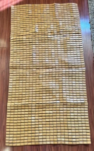 Chinese Vintage Bed Cushion Wooden Bead 67x35 HTF - Picture 1 of 4
