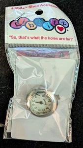 Jibbitz UHR UHR mit Sekundenzeiger SCHUHANHÄNGER PASSEND ZU CROCS LÖCHERN neuwertig im Paket - Bild 1 von 2