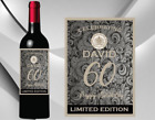 Personalised Birthday Wine Bottle Label Gift 18th 21st 30th 40th 50th 60th W53