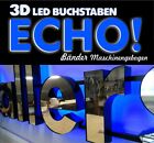 3D LED- Buchstabe, 20cm hoch Rckseite beleuchtet / NEU
