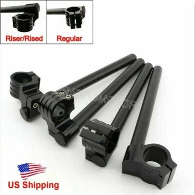 Manillar 33-50 mm con clip de 7/8" para Yamaha Honda Kawasaki Suzuki CAFE RACER Foto 1 de 4