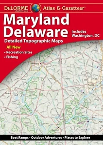 Maryland & Delaware Atlas & Gazetteer, por DeLorme, 2022 6ª edición - Imagen 1 de 1