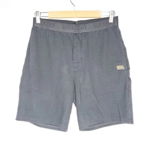 Superdry Size S Men's Black Cotton Blend Stretch Sleep Pajama Shorts - Picture 1 of 10