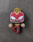 Glitter Gingerbread Captain Marvel Funko Pocket Pop! Almost 2 Inches Tall