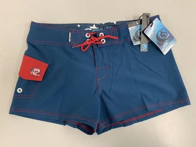 Women Summer Wave Life Guard Swim Shorts Surf Shorts Sz L Beach Pool Water Polo - Image 1 of 4