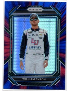2023 Prizm Nascar Racing William Byron Red & Blue Hyper no 77 # /299 #77 - Picture 1 of 2
