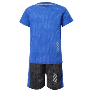 Kids Boys Shorts Daily Activewear Casual Tracksuit Youth T-Shirt Moisture Tees - Picture 1 of 54