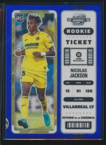 2022-23 Chronicles Contenders Optic Rookie Nicolas Jackson Blue /49 Prizm #300 - Picture 1 of 2