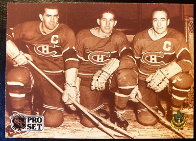 1991-92 Pro Set Hockey Hall of Fame #337 The Punch Line - Image 1 of 2