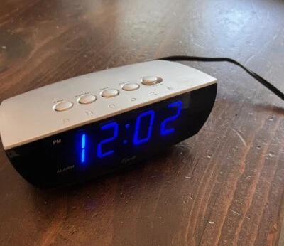 Equity by La Crosse Alarm Clock 75903 0.9" Blue LED Digital Desktop - Image 1 of 3