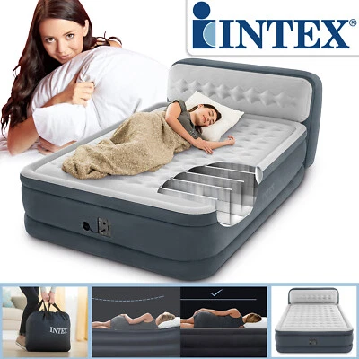 Intex Luftbett mit Pumpe Gästebett Matratze Luftmatratze selbstaufblasend 64448 - Bild 1 von 4