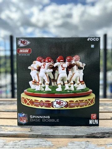 Kansas City Chiefs Ring Around The Rosie Spinner Mini Bobblehead Scene NEW FOCO Cover