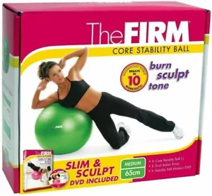 Exercise Gym Yoga Ball 65cm WITH PUMP Anti Burst Balance Swiss Fitness - Picture 1 of 5