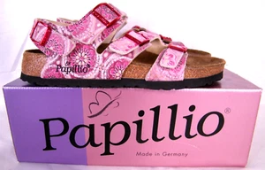 Birkenstock Papillio Canberra Pink Floral Sandals Women's US 7 EU 38 Narrow - Picture 1 of 8