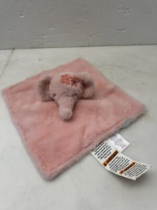 Elefante rosa Lovey 12 x 12 floral satinado Parents Choice - Imagen 1 de 6