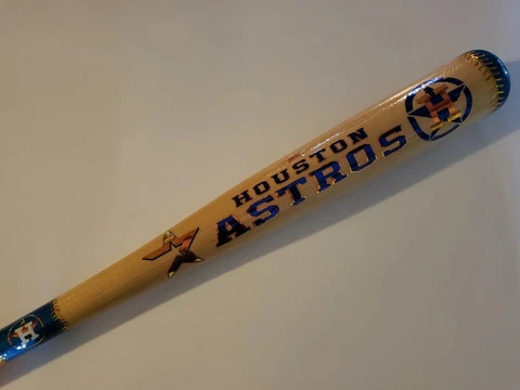 Houston Astros  33"/30oz One Of A Kind Custom Collectible Wood Baseball Bat Cover