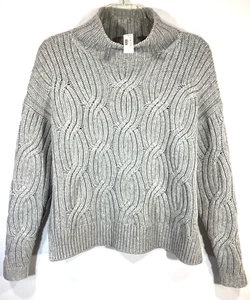 NUEVO CON ETIQUETAS COLECCIÓN J.CREW Talla S 100% Cachemira Gruesa Tejido con Cable Cuello Tortuga K2949 - Imagen 1 de 15