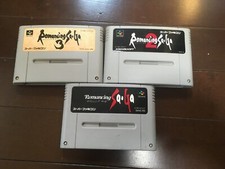 Nintendo Super Famicom snes SUPER Japan  ROMANCING sa ga 1 2 3set saga