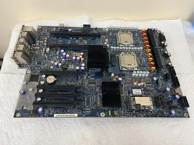 GENUINE APPLE A1186 2006 MAC PRO MOTHERBOARD 630-7608 + Two CPU XEON 5160 Tested - Image 1 of 4