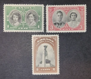 canada stamp #246-248 - Royal Vist (1939) MLH OG - Picture 1 of 2