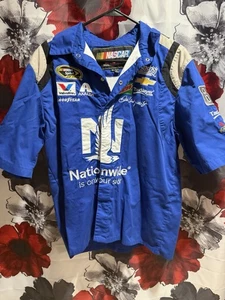 Camisa Dale Earnhardt Jr #88 NASCAR Pit Crew abotonada bordada a nivel nacional - Imagen 1 de 7