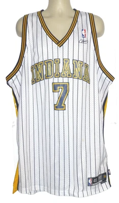 VTG Reebok Jermaine O'Neal #7 Indiana Pacers Stitched Jersey Size: 4XL  READ - Image 1 of 4